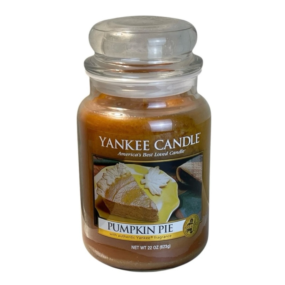 Yankee Candle Pumpkin Pie Large Jar 22 Oz Americas Best Loved Food Spice Rare